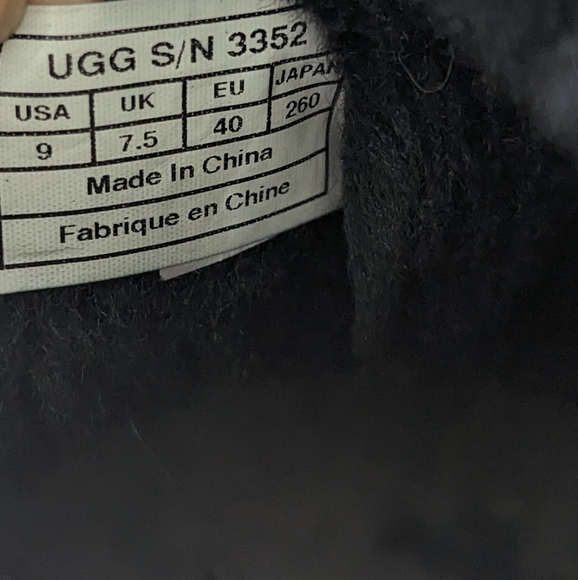 UGG Women's Black Mini Bailey Button II Boots - Picture 7 of 10